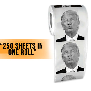 Donald Trump Toilet Brush Toilet Paper Bundle Funny Political Gag